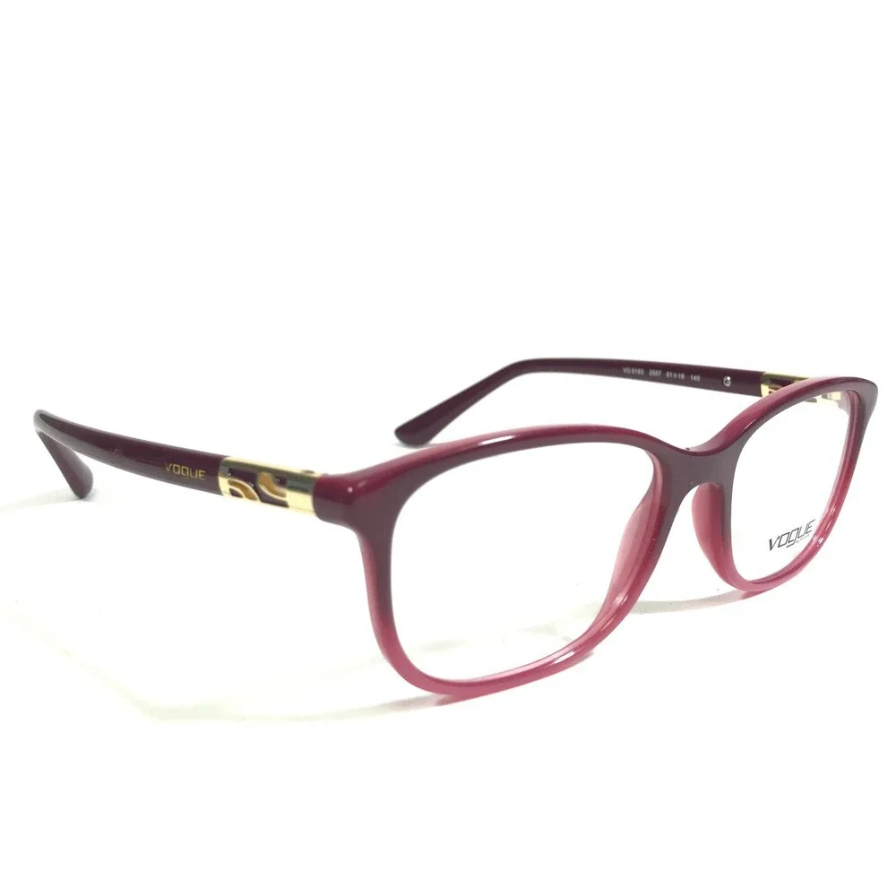 Vogue Eyeglasses Frames VO5163 2557 Purple Pink Square Full Rim 51-16-140